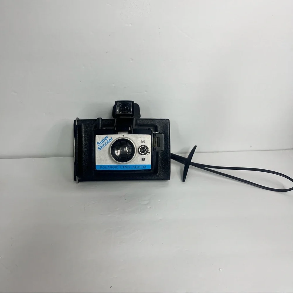vintage polaroid super shooter instant land camera‎ 1975-1977 strap